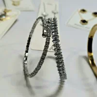 بدلیجات زیورآلات اکسسوری/بنگل دستبند گوشواره نیمست