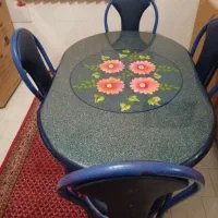 میز غذا خوری فرفوژه ۴ نفره بدون کوچک ترین ایراد