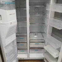 سایداسنوا۳درب مدل۳۳۵۰گالری۳۵فوت رنگمشکی شاین طلایی|یخچال و فریزر|تهران, کرمان|دیوار