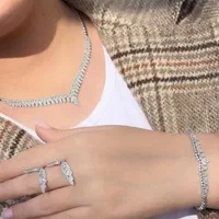 سرویس های جواهری نقره. با آبکاری طلاسفید|جواهرات|مشهد, آزادشهر|دیوار