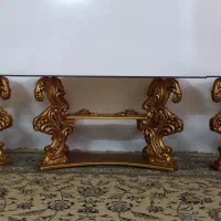 میز عسلی سلطنتی طلایی