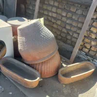 فروش 15 عدد گلدان سفالی بزرگ وسالم|گل و گیاه طبیعی|لنجان, |دیوار