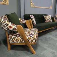 مبل مدل راشـل / با چوب راش محکم)*|مبلمان خانگی و میز عسلی|اردبیل, |دیوار