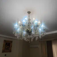 لوستر 16 شعله تمام برنز .