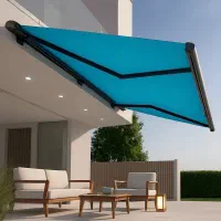 سایبان بازویی برقی فول باکس، لوکس با 5سال گارانتی