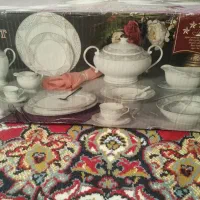 سرویس ظرف چینی ۱۲ نفره شیک ۱۳۸ پارچه|ظروف سرو و پذیرایی|لار, |دیوار