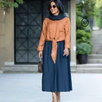 شومیز  گره ای و دامن