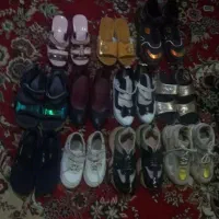18 جفت کفش بچگونه دخترونه زنونه درحدنو یکجا.|کیف، کفش، کمربند|بندر امام خمینی, |دیوار