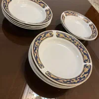 فنجان و نعلبکی طرح عینکی فرانسه اصل|ظروف سرو و پذیرایی|رشت, معلم|دیوار