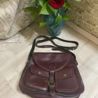 کیف چرمی رو دوشی زنانه مدل وینتیج زرشکی|کیف، کفش، کمربند|تهران, دبستان|دیوار