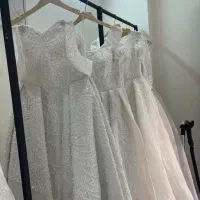 لباس عروس نگین کاری