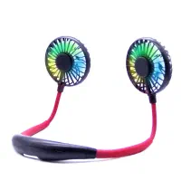 پنکه گردنی شارژی دارای LED|پنکه و تصفیه‌کنندهٔ هوا|تهران, سعادت‌آباد|دیوار