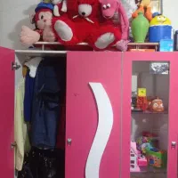 کمد جادار اتاق رنگ صورتی اِم دی اف|اسباب و اثاث بچه|تهران, نبی اکرم|دیوار