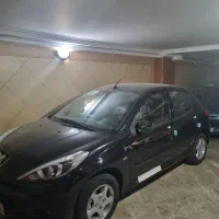 207 مشکی سقف فلز خشک