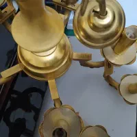 چراغ آویز پانزده شاخه|لوستر و چراغ آویز|میانه, |دیوار