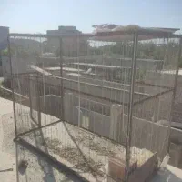 قفس بزرگ چرخدار  تمام آهنی