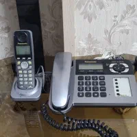تلفن پاناسونیک رومیزی به همراه تلفن بی سیم