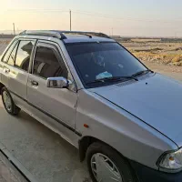 پراید مدل ۹۰ نقره ای ۱۳۱ دوگانه دستی