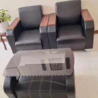 مبل چرم اداری نو