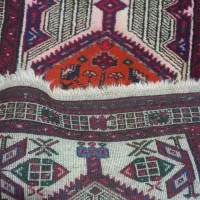 دوعدد فرش دس بافت جنس پشمی