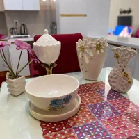 ظروف سرامیکی و گلدان نو نو استفاده نشده بدون کارتن|ظروف سرو و پذیرایی|اندیشه, اندیشه فاز ۱|دیوار