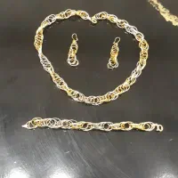 سرویس طلای کاملا نو مدل شنل .|جواهرات|زنجان, |دیوار