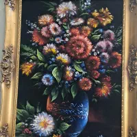 تابلو نقاشی روی جیر