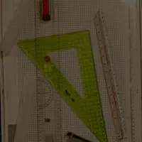 تخته رسم ، اشل ، گونیا ، خط کش تی