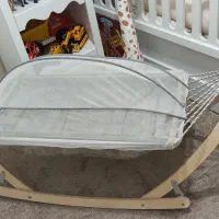 گهواره قابل حمل .تاشو همراه با ساک و پشه بند
