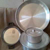 قابلمه سینی روحی وتابه استیل نو