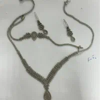 نیم ست طلا سفید