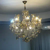 لوستر تمام برنج ابکاری طلا نو