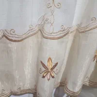 پرده گل برجسته|پرده، رانر، رومیزی|رشت, رودباری|دیوار