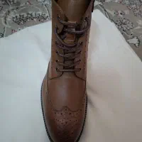 کفش نیم بوت تمام چرم تبریز عَسلی سایز ۴۲