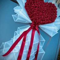گل رز روبانی شیک هدیه ای خاص