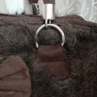 کیف خززمستانی پاپیونی دستکش پشمی قهوه ای هدبندپشمی|کیف، کفش، کمربند|ری, شهید بهشتی|دیوار