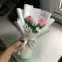 گل شیک جاودان|گل مصنوعی|اسفراین, |دیوار