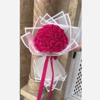 گل رز روبانی حجیم کد07|گل مصنوعی|شیراز, کوشک میدان|دیوار