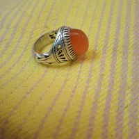 انگشتر عقیق پرتقالی|بدلیجات|تهران, دولاب|دیوار