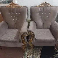 مبل راحتی ۷ نفره با میز عسلی و میز پذیرایی|مبلمان خانگی و میز عسلی|تاکستان, |دیوار