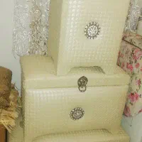 صندوقچه با جادستمالی +میز سبددار