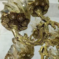 لوستربرنزی  مارک سرامیک شهیدی اصل نه سفال یا کوزه|لوستر و چراغ آویز|کرمانشاه, |دیوار