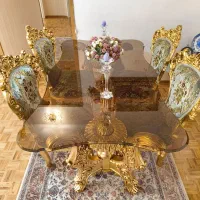 مبلمان استیل چوب راش|مبلمان خانگی و میز عسلی|تهران, اکباتان|دیوار