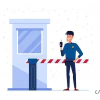 نگهبان شیفت شب مجتمع مسکونی