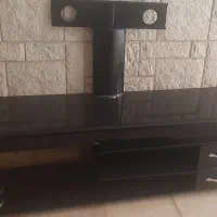 میز تلویزیون شیشه ای براق هایگلاس