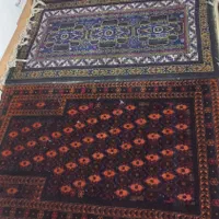 ۳عدد قالیچه دستباف قدیمی|فرش|بیرجند, |دیوار