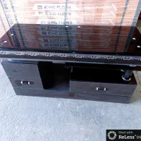 میز تلویزیون شیشه ای mdf