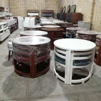 نهارخوری مدل کمجا چوبی|میز و صندلی غذاخوری|کرمان, |دیوار