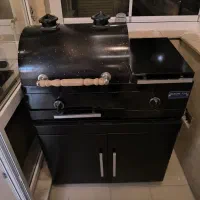 کباب پز مارک هیزم دارای شعله گاز