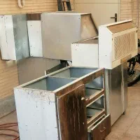 کابینت فلزی|آبچکان و نظمدهنده ظروف|رفسنجان, |دیوار